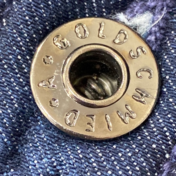 AG Adriano Goldshmied The Ballad Slim Boot Navy Blue size 31 - Picture 15 of 15